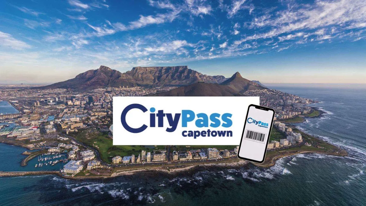 Visitor scanning a digital city pass at a Cape Town attraction entrance